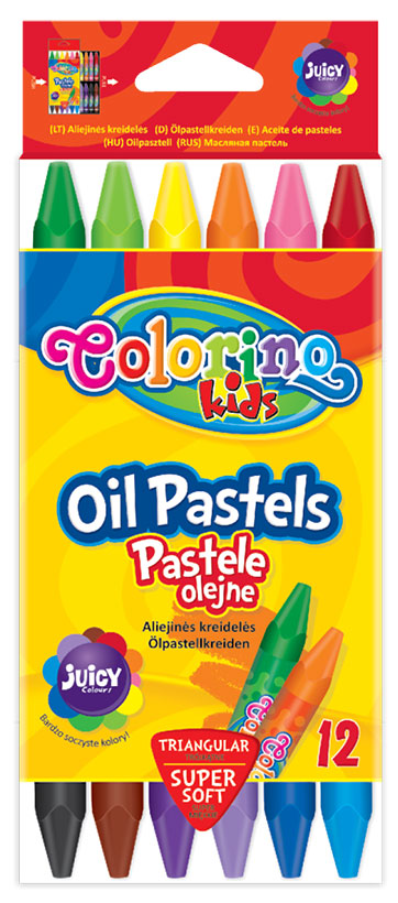 

Пастель масляная Colorino трехгранная 12 цветов (32636PTR)