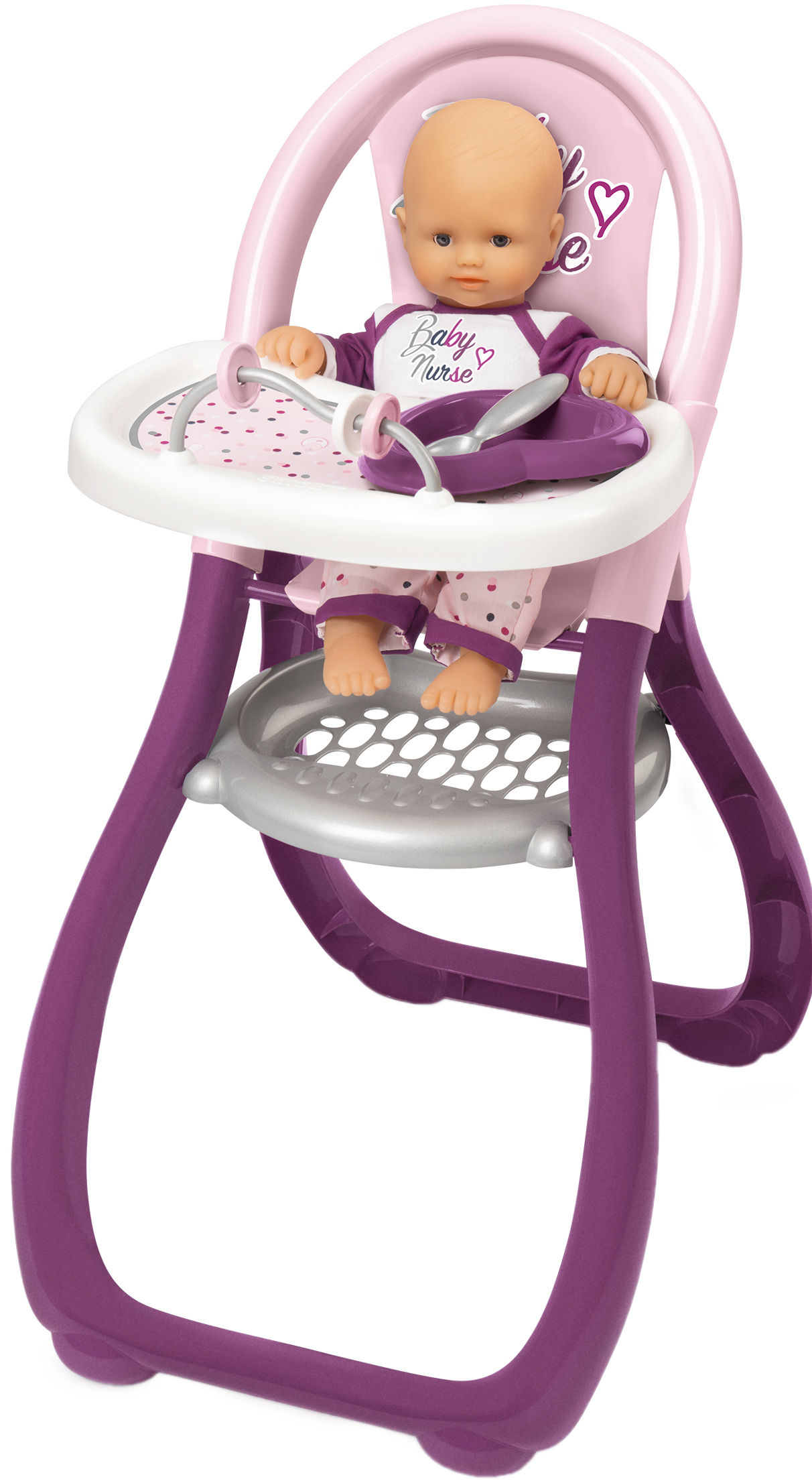 

Стульчик Smoby Toys Baby Nurse Прованс для кормления с аксессуарами (220342) (3032162203422)