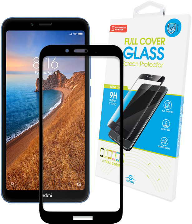 

Защитное стекло Global для Xiaomi Redmi 7A Black