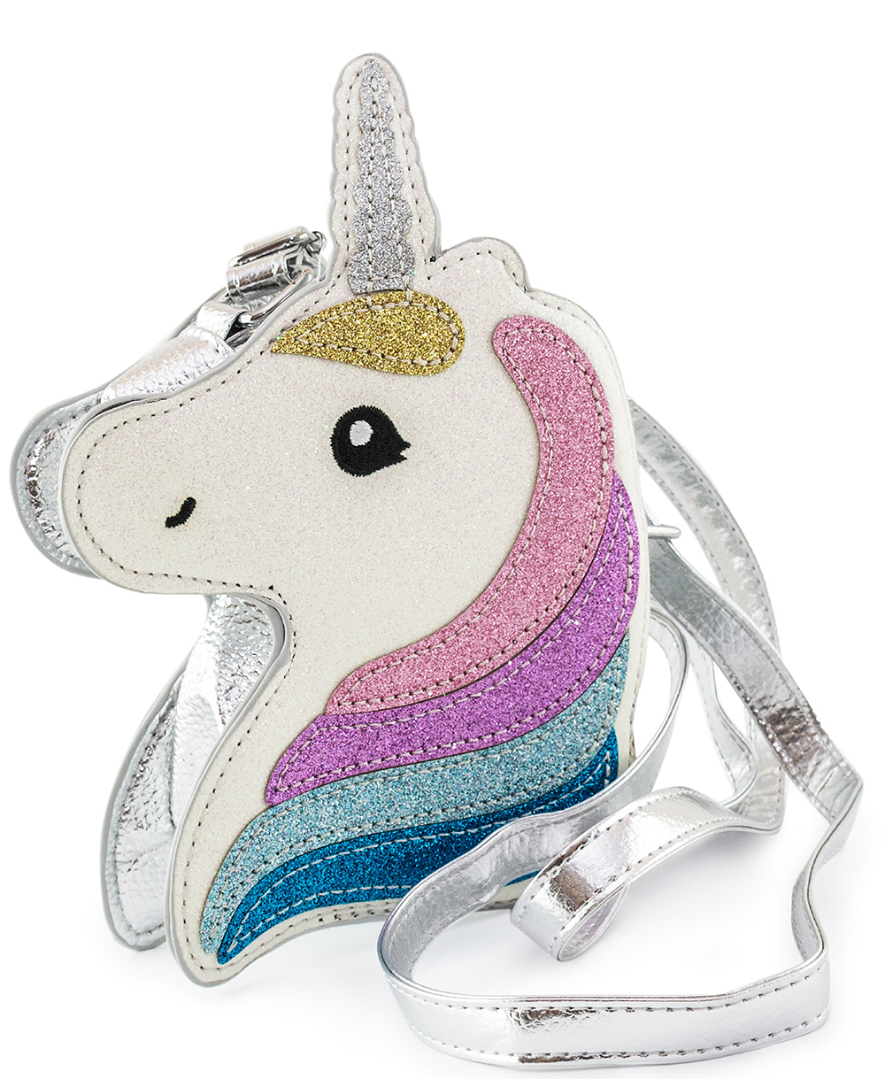 

Сумка косметичка Единорог Cappuccino Toys Unicorn мини для девочек серебрянная