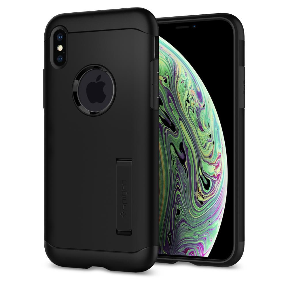 

Чехол Spigen Slim Armor для iPhone XS/X Black