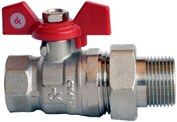 

Кран шаровой DERKALIBER Kraft с американкой вн-нар 3/4" PN25 (DK.106.20)