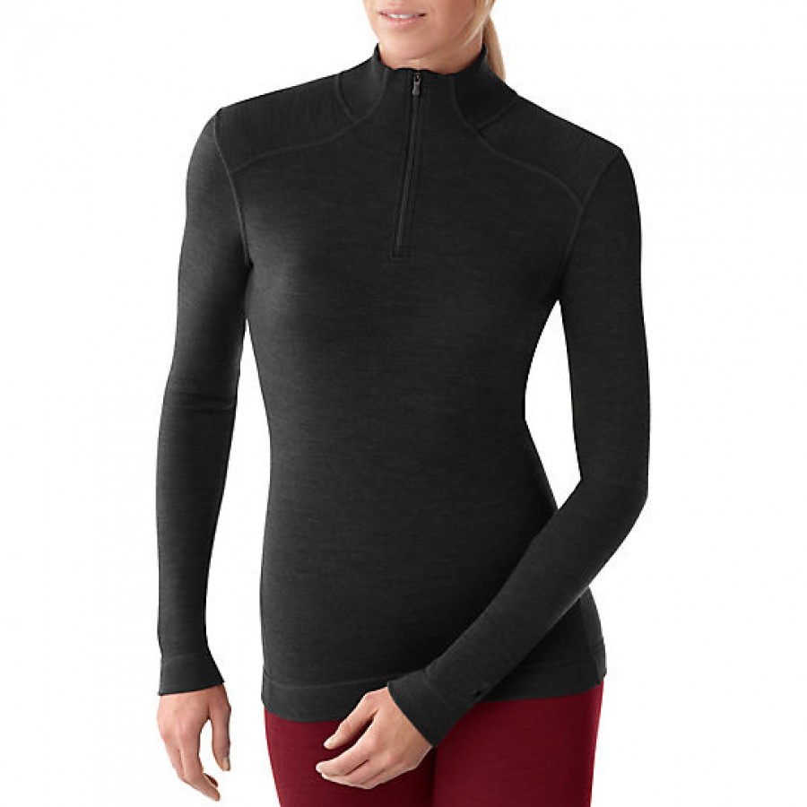 

Термофутболка Smartwool Women' NTS Mid 250 Zip T  Черный, Термофутболка Smartwool Women's NTS Mid 250 Zip T S Черный