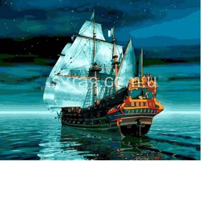 

Картина раскраска Babylon Старинный бриг VP1036 40 х 50 см