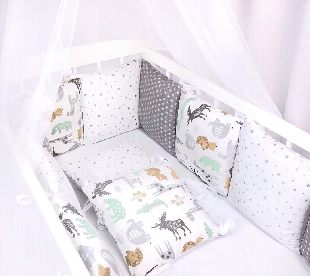

Бортики в детскую кроватку Littlebo Львенок 120x60