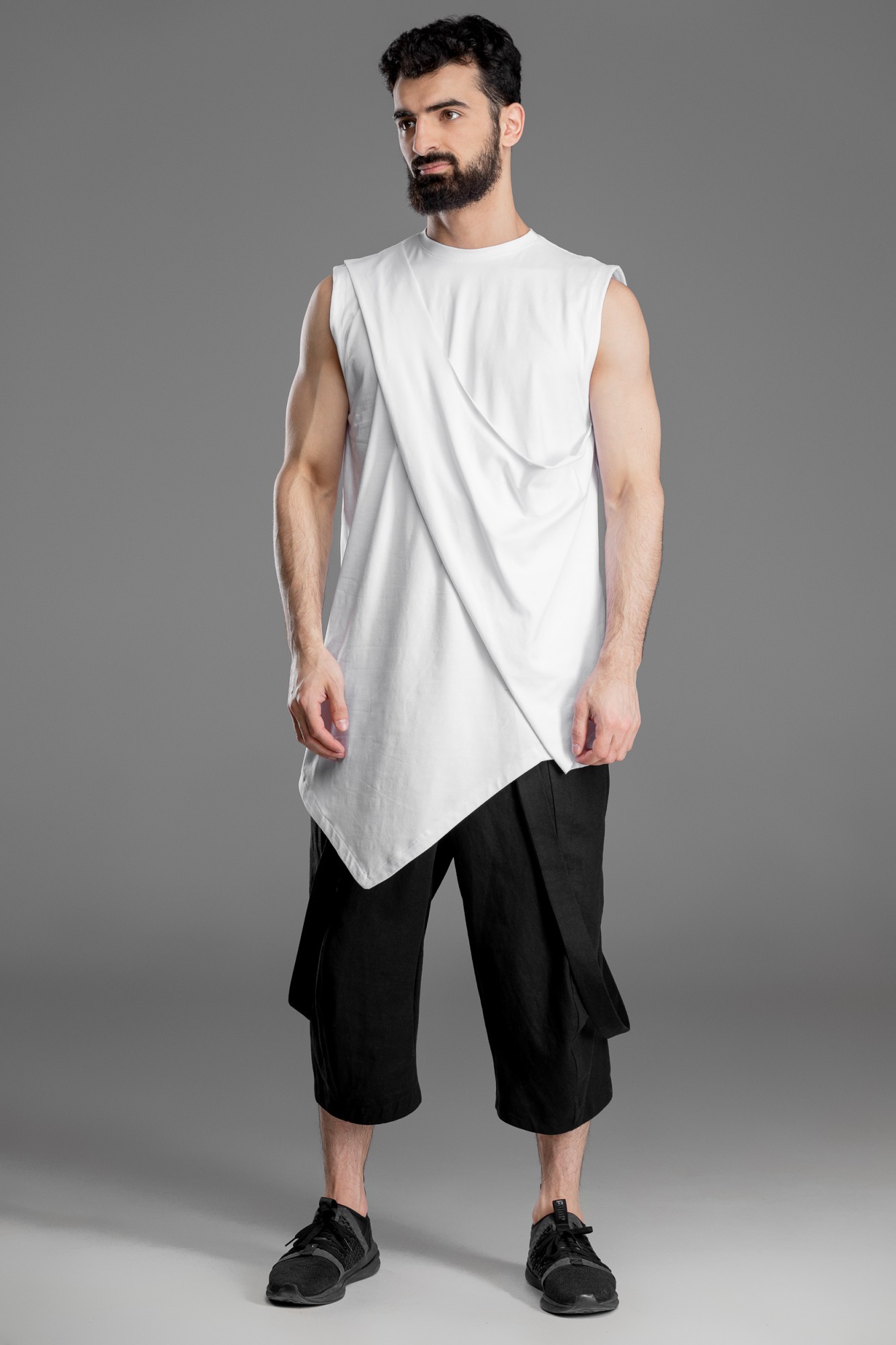 

Футболка Midnight A0263 Drap S Белая