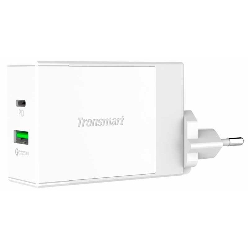

Зарядное устройство Tronsmart W2DT 48W USB PD Wall Charger with Quick Charge 3.0