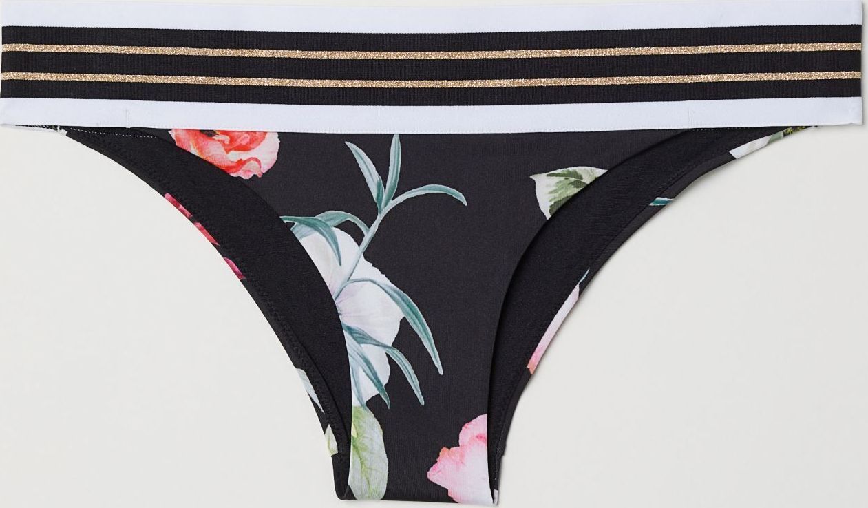 

Нижняя часть купальника H&M 060567729 38 Черная в цветы