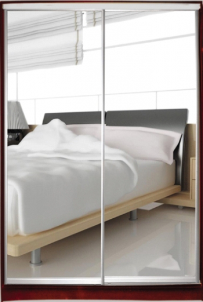 

Шкаф купе Luxe Studio Стандарт-3 Зеркало 1700x2300x450 двухдверный