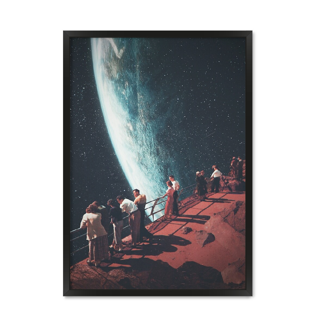 

Постер "LOVE&SPACE" без стекла 42 x 59.4 см в чёрной рамке