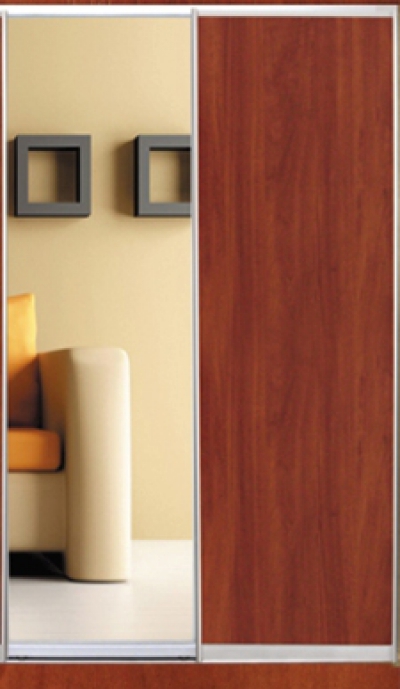 

Шкаф купе Luxe Studio Стандарт-2 ДСП/Зеркало-11 1700x2000x600 двухдверный