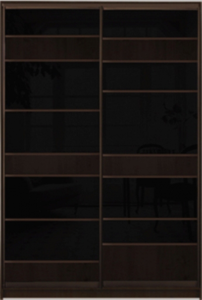 

Шкаф купе Luxe Studio Стандарт-3 Цветной комбинированный фасад-18 1200x2300x600 двухдверный