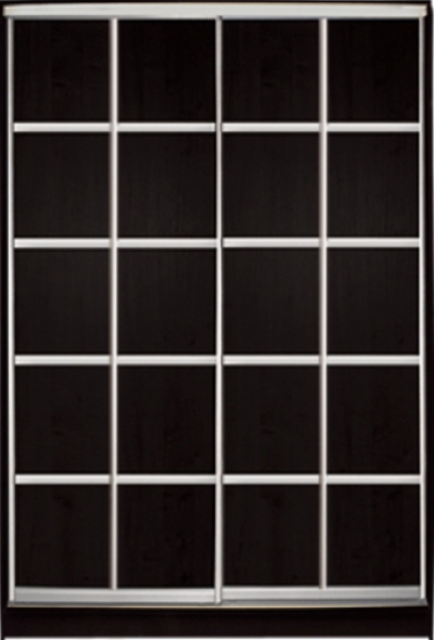 

Шкаф купе Luxe Studio Стандарт-3 ДСП-8 2000x2400x600 двухдверный