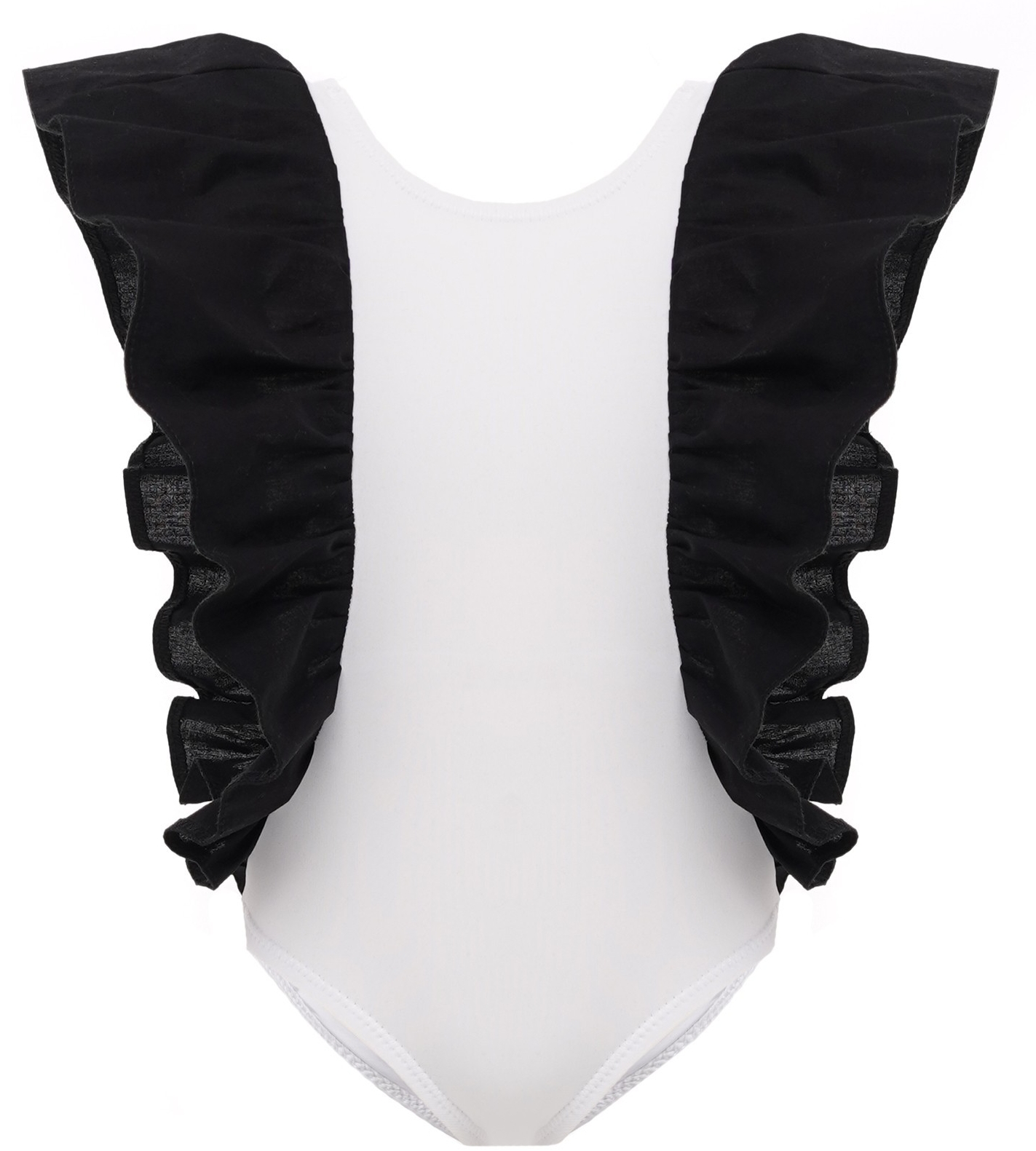 

Купальник на девочку BabyLadySwim K416 110 см Белый с черными крылышками
