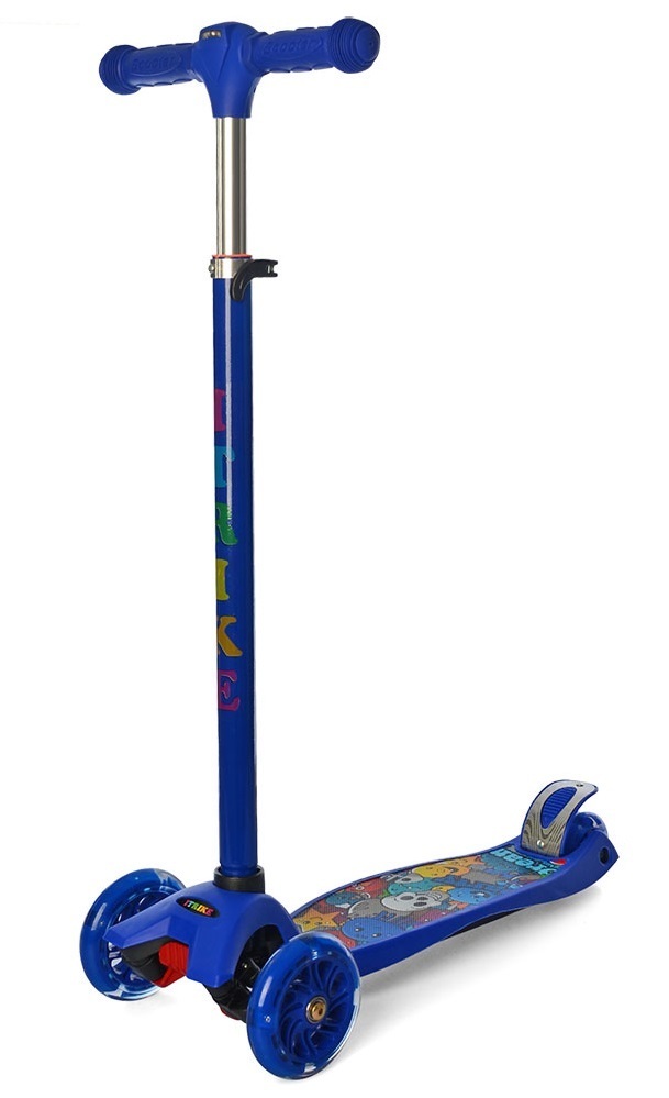 

Самокат iTrike Maxi с фарой JR 3-055-BL1-L Blue (JR 3-055-BL1-L)