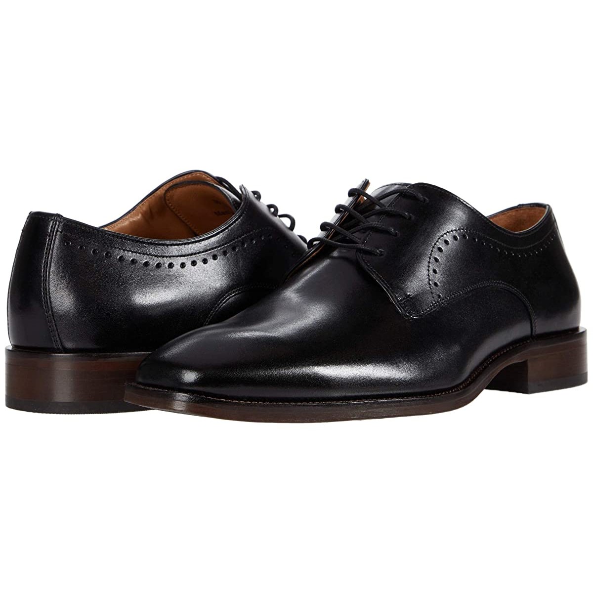 

Туфли оксфорды Johnston Murphy Sanborn Plain Toe Black, 43 (280 мм)