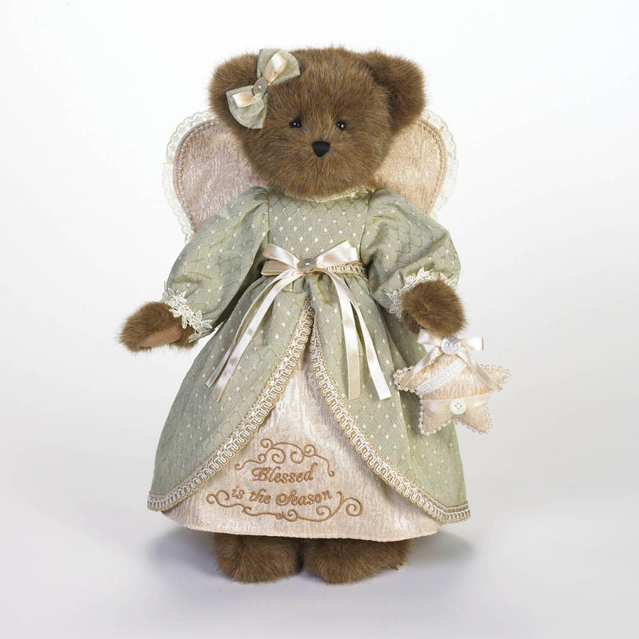 

Коллекционный Boyds Bears медведь Angel Blessing Коричневый ( 2001 )