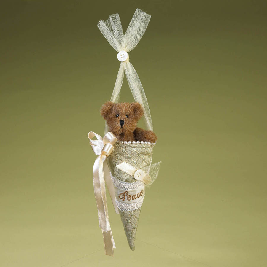 

Коллекционный Boyds Bears медведь Peace Angelwish Коричневый ( 2036 )