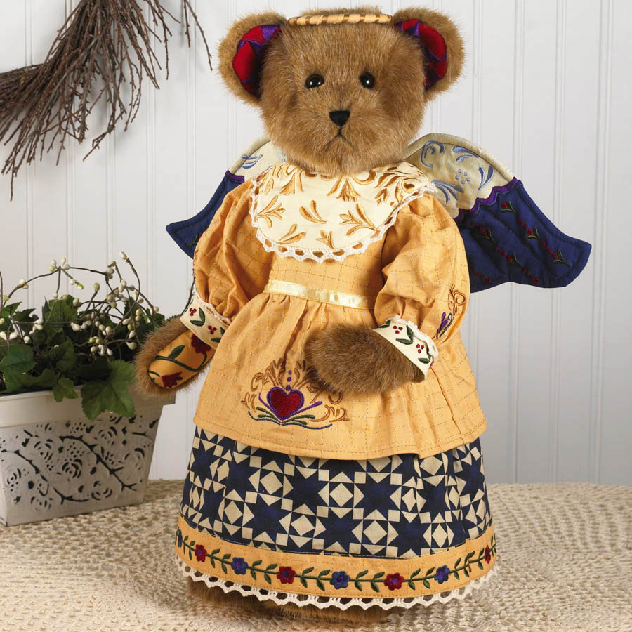 

Американский коллекционный Boyds Bears медведь Heavens Harmony Бежевый ( 2061 )