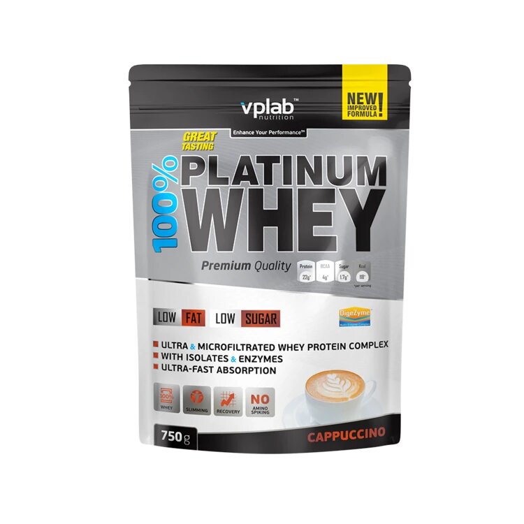 

Протеин VPLab Platinum Whey 750 г Капучино (4384303132)