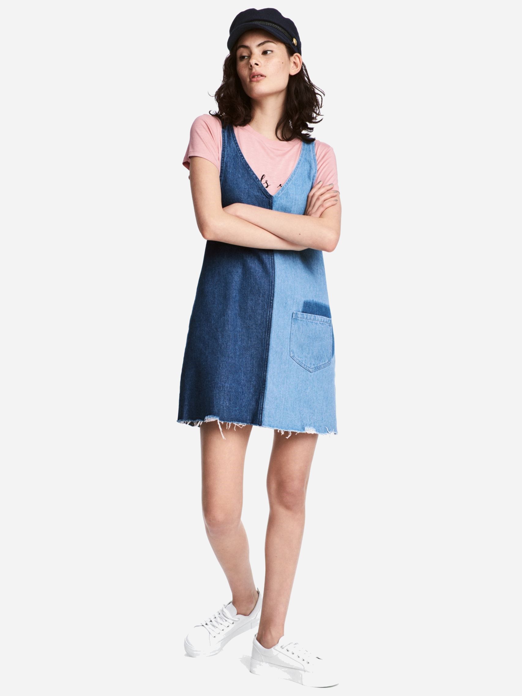

Сарафан джинсовый H&M 5228616RP21 32 Синий с голубым