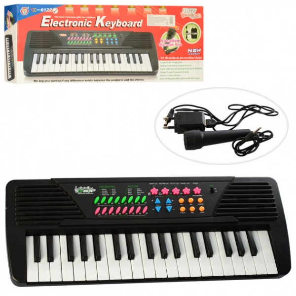 

Музыкальный инструмент Синтезатор Bambi TX-6122 Черный (MR08905)