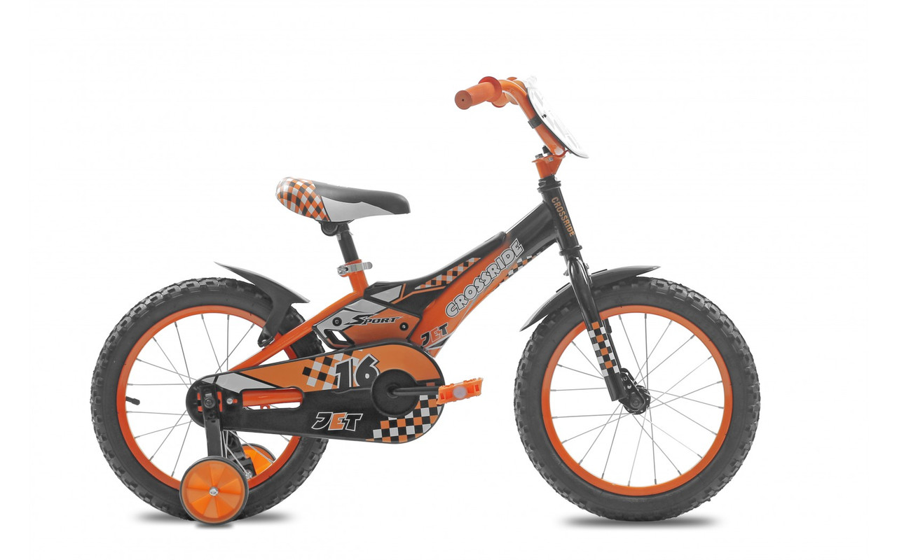 

Велосипед Crossride Jet 16" Черно-Оранжевый