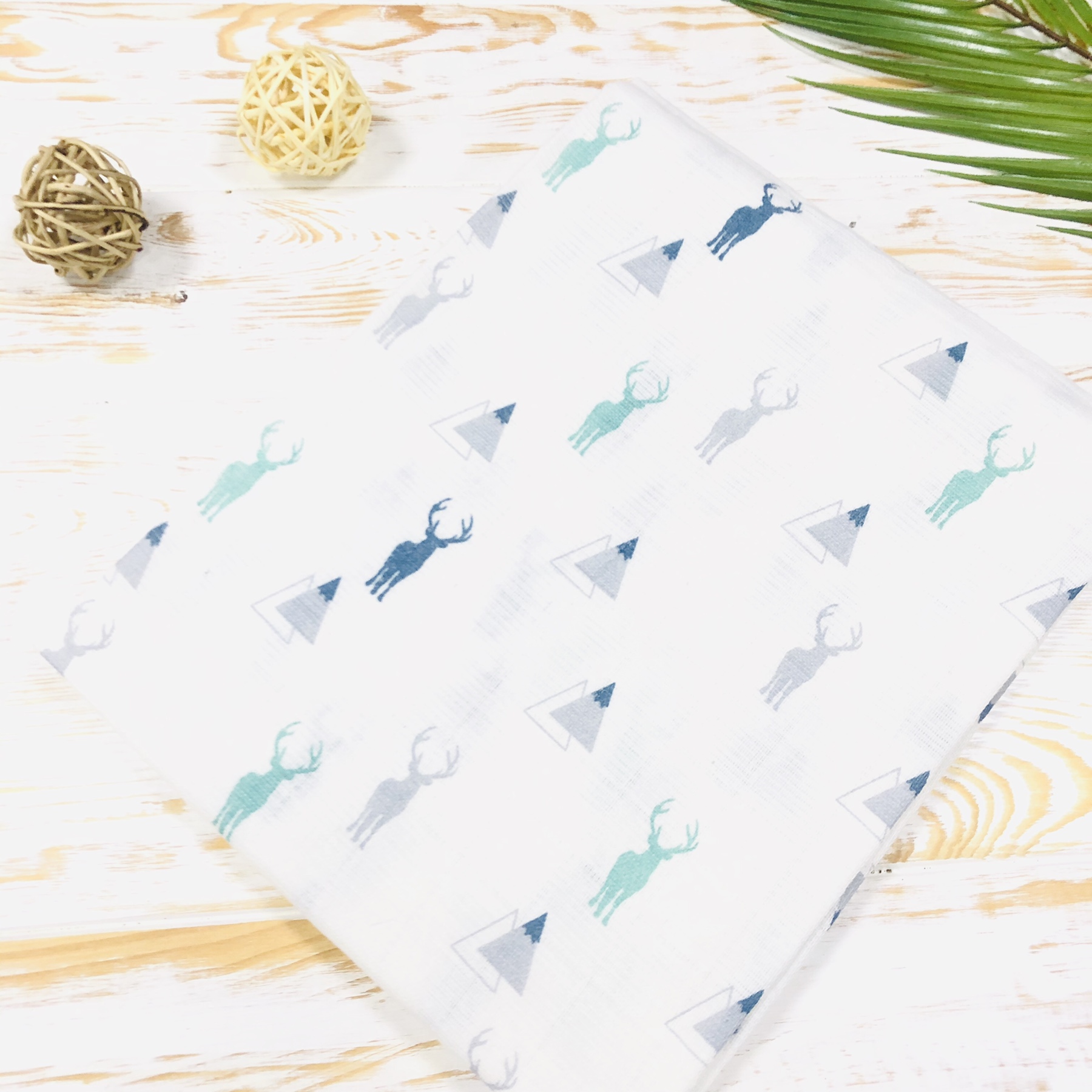 

Муслиновая двухслойная пеленка Lukoshkino (MP-123-2)