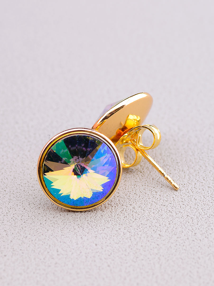 

Серьги золотистые Swarovski Xuping (позолота 18к) 097194