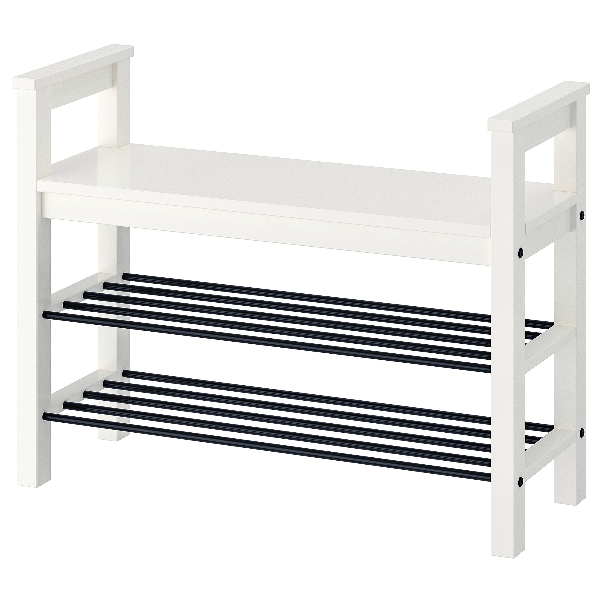 

Скамья с полкой для обуви IKEA ХЕМНЭС белый 002.438.00