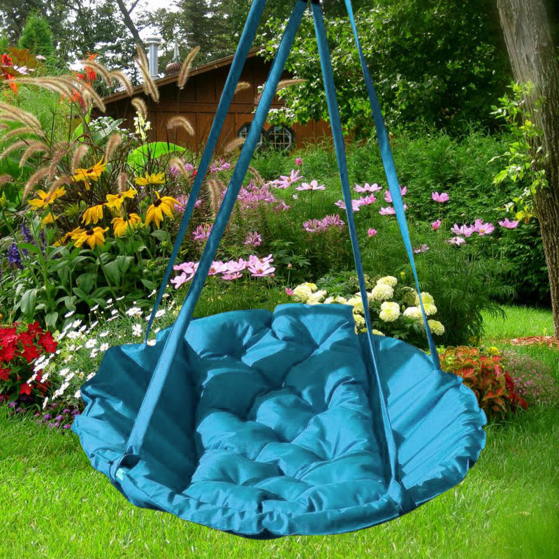 

Подвесное кресло-гамак Time-textile Cyan O120 см Бирюзовый TT102