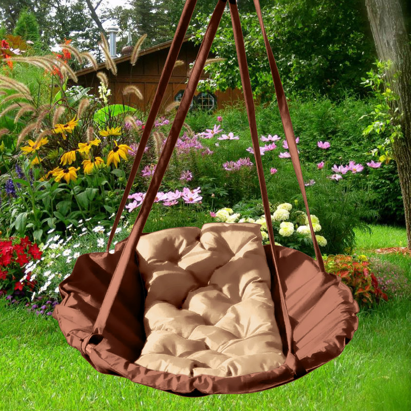 

Подвесное кресло-гамак Time Textile Brown crem O120 см Коричневый TT106