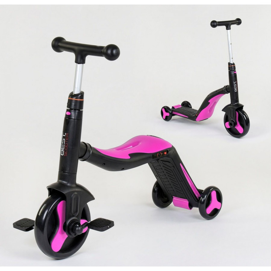 

Самокат 3в1 самокат-велобег-велосипед Best Scooter JT-70708