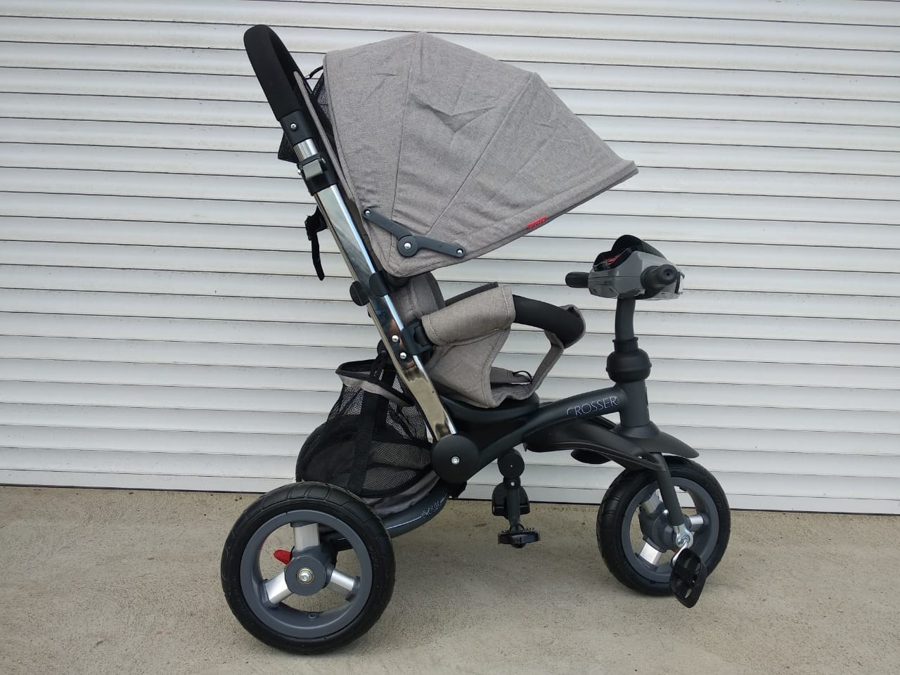 

Велосипед Crosser T-350 ECO AIR NEW светло-серый