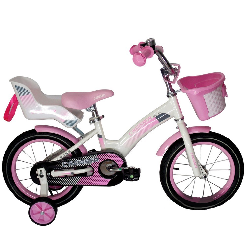 

Детский велосипед Crosser Kids Bike 14" Розовый