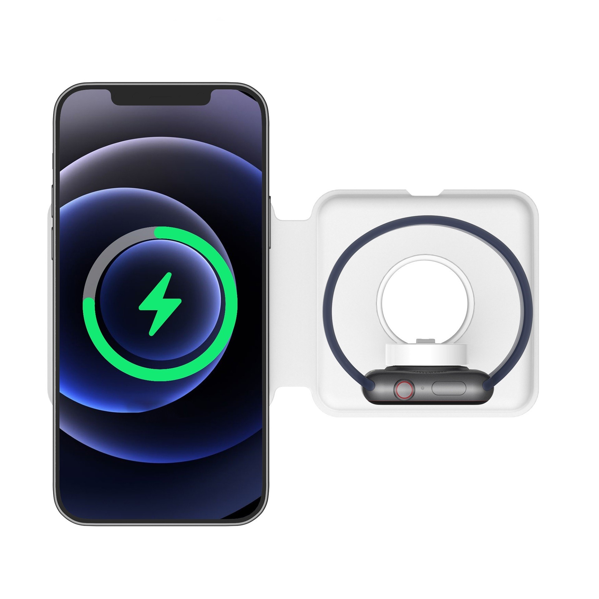 

Бездротовий зарядний пристрій CI. Magnetic Charging Dock USB Type-C for Apple Devices White