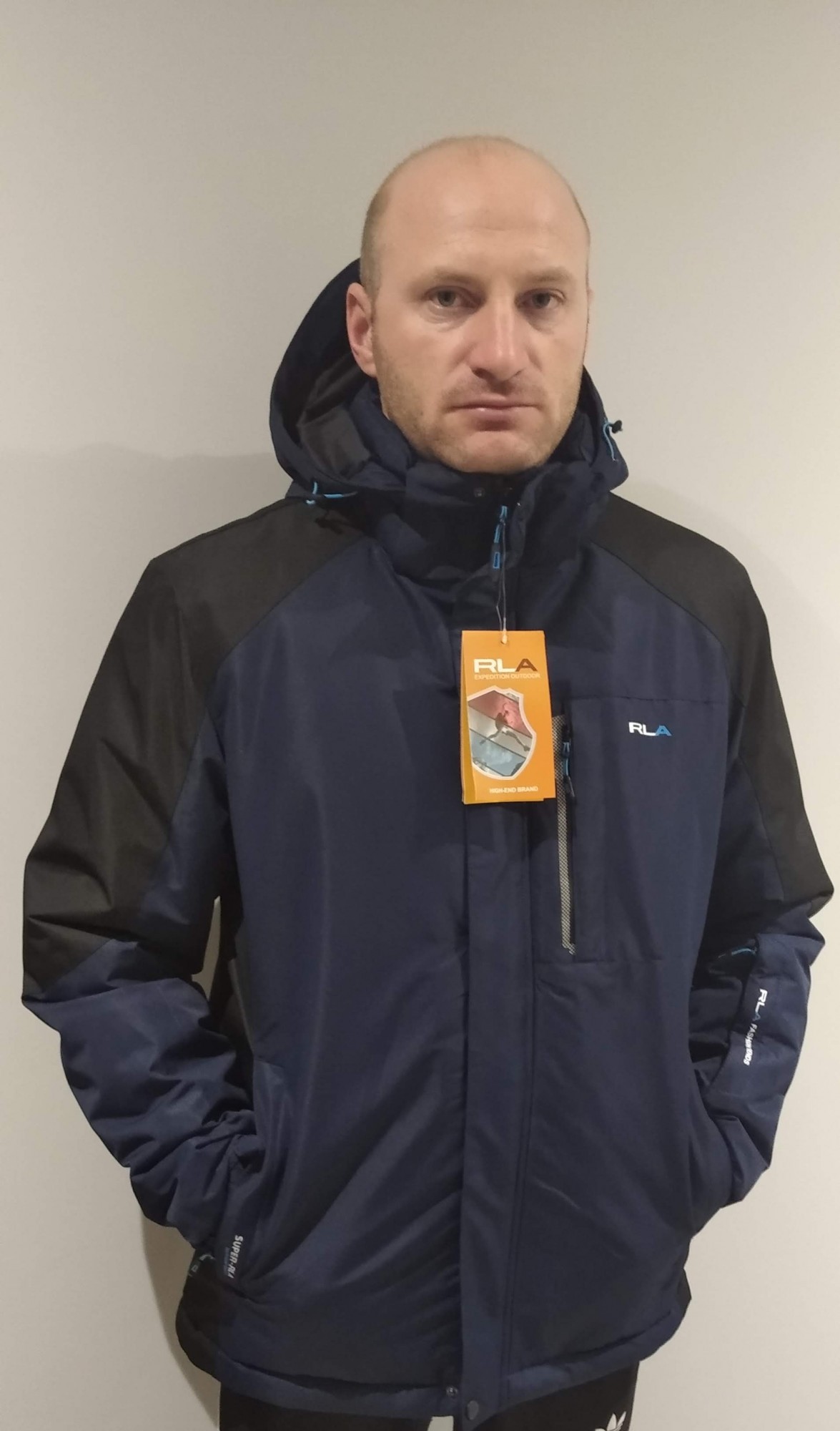 

Мужская зимняя Термокуртка AUDSA A2170 dark blue 58