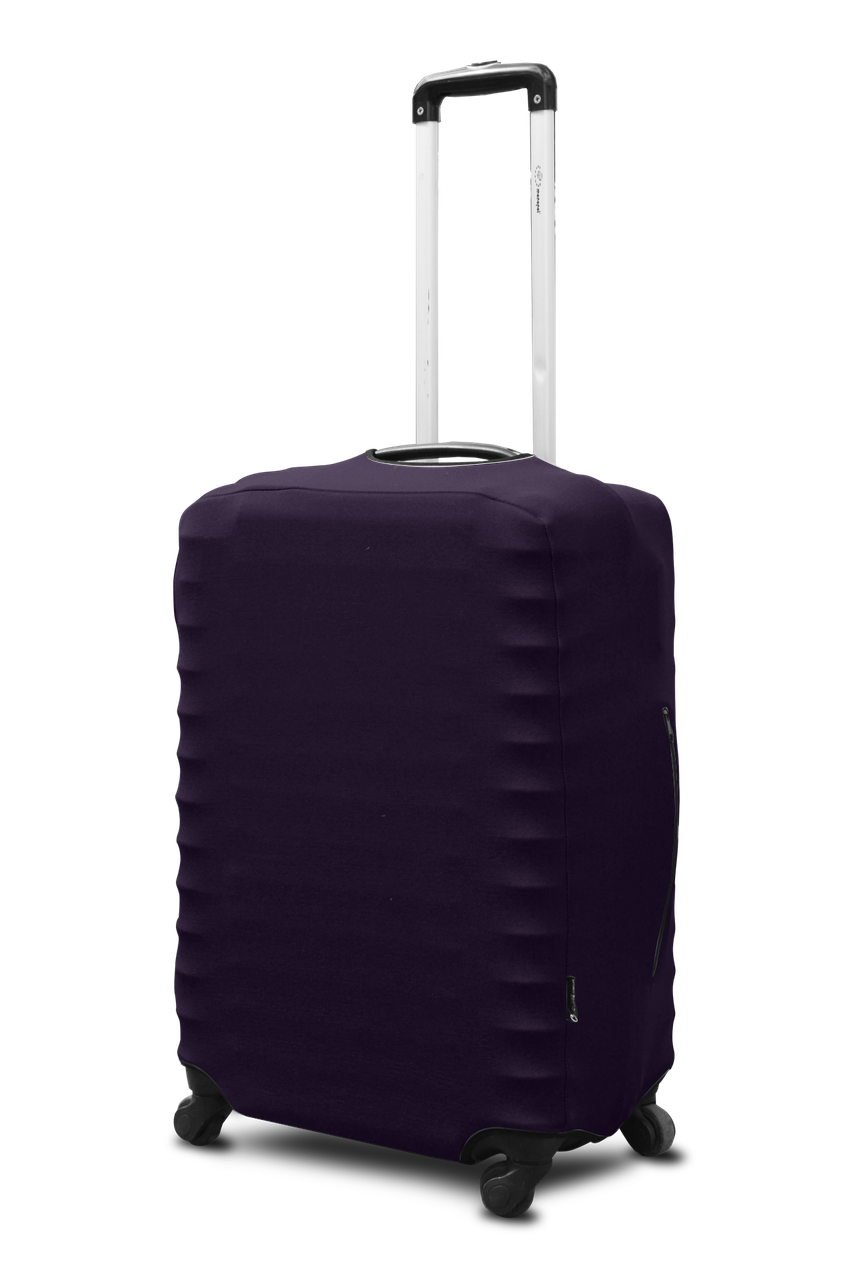 

Чехол на чемодан Coverbag М неопрен баклажан