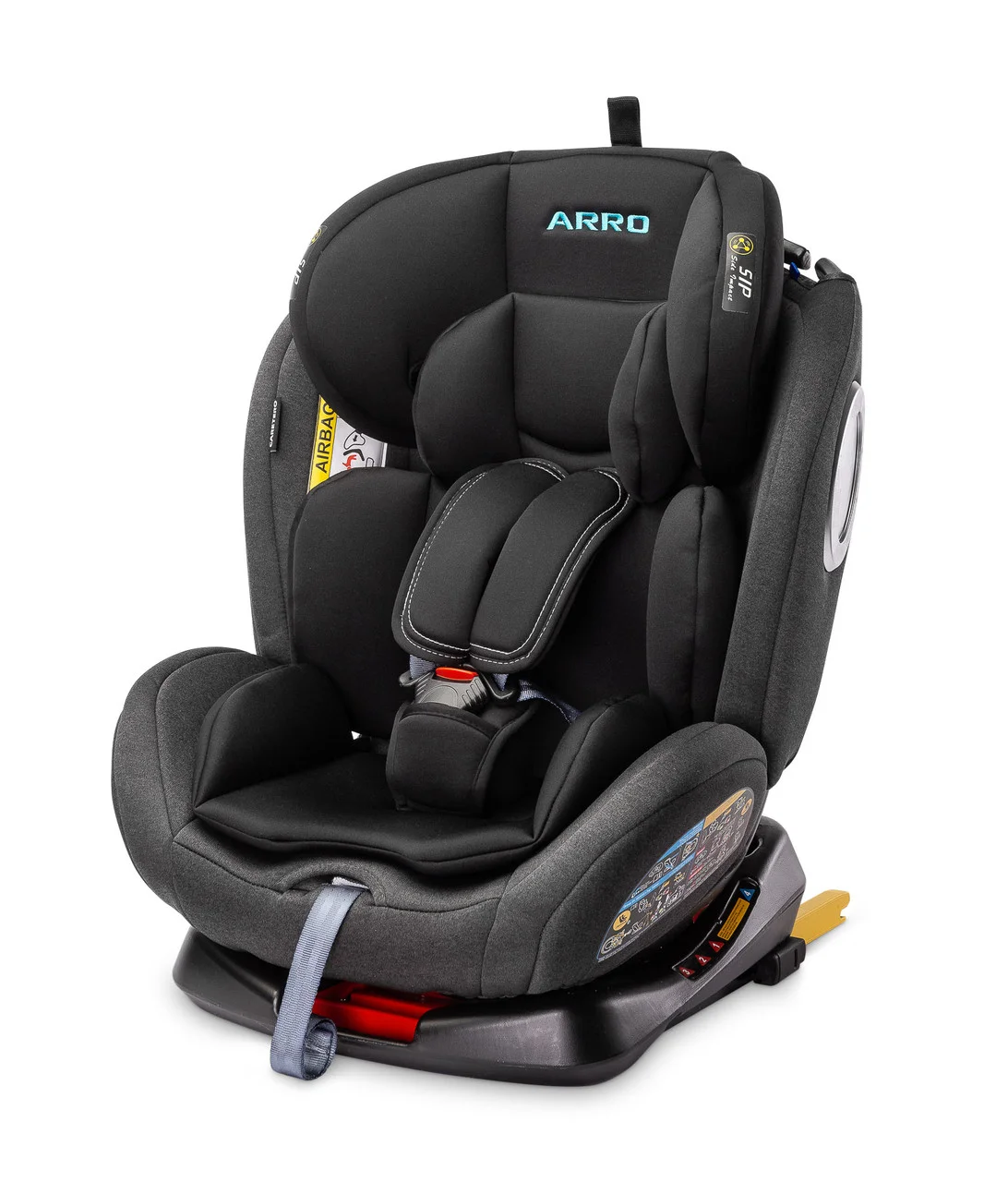 

Автокресло Caretero Arro группа 0+/1/2/3 (0-36 кг) с системой Isofix + ремень TopTether + боковая защита Черный