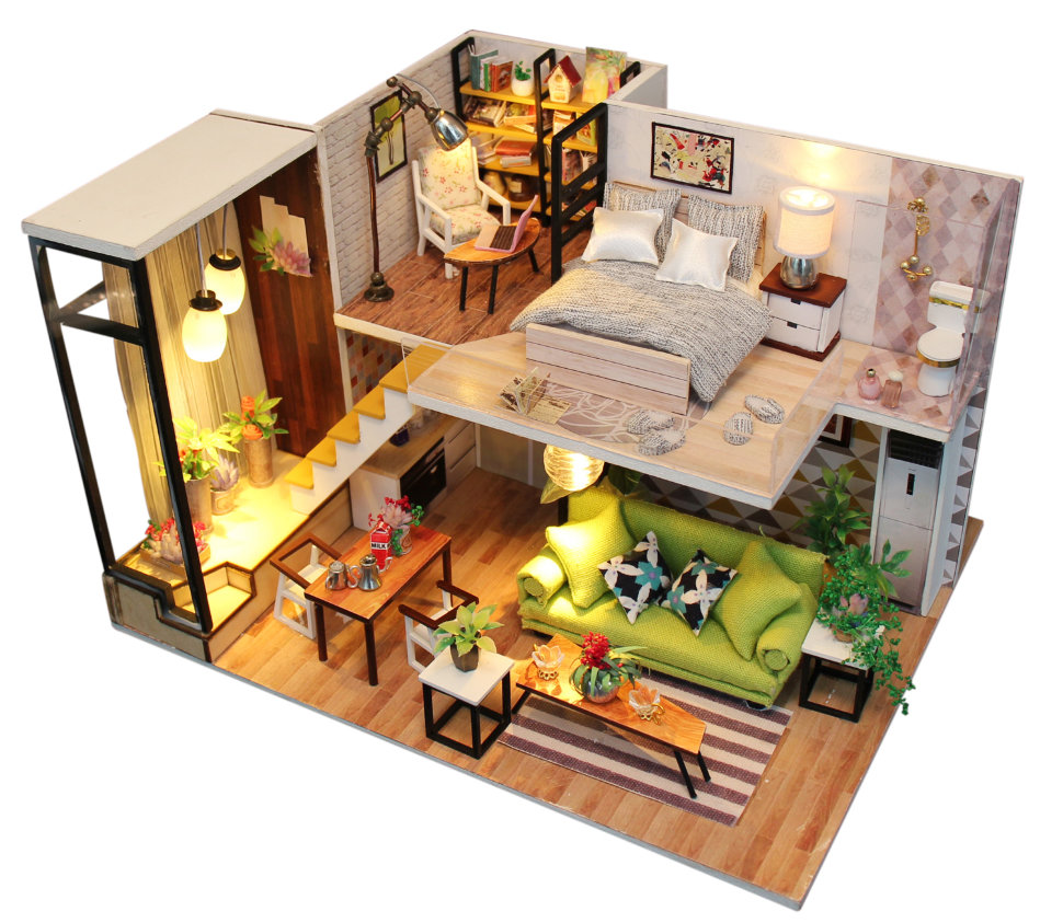 

Румбокс 3D конструктор DIY Cute Room M030 Enjoy the Romantic Nordic