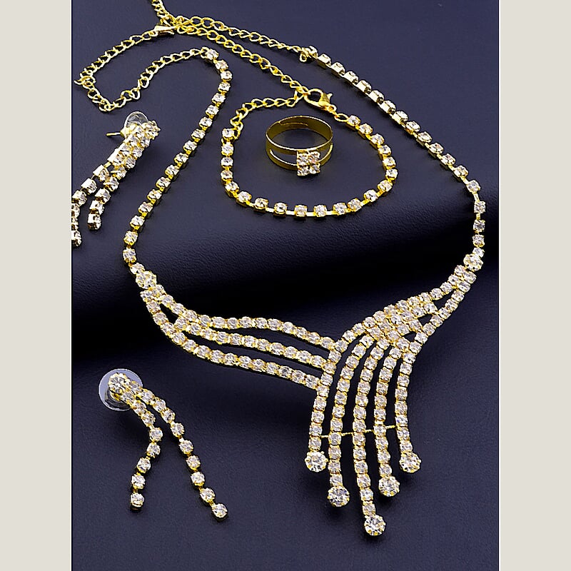 

Набор(4предмета) 'Fashion' Сrystal 46 см. 018757-999