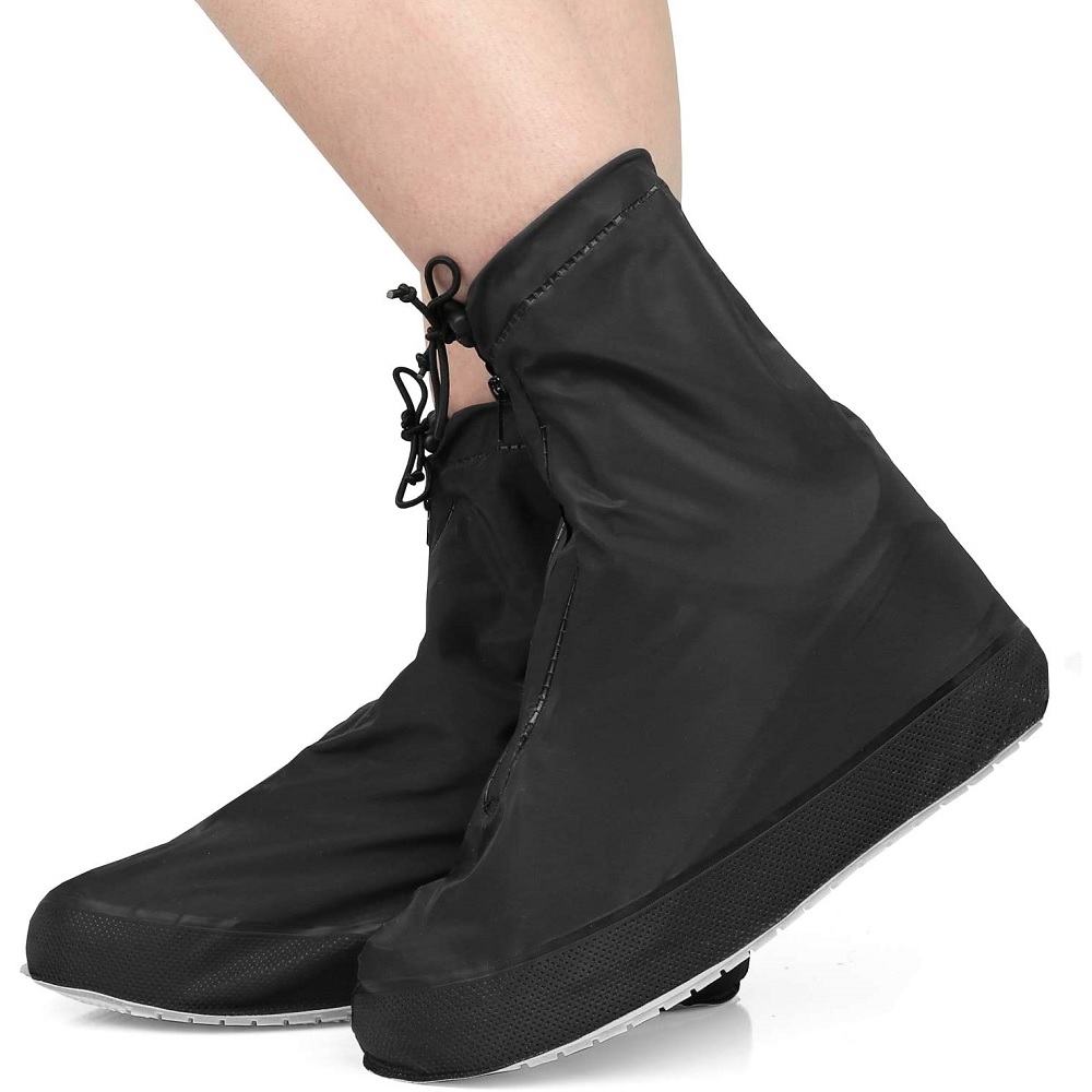 

Бахилы от дождя многоразовые ПВХ Coolnice S (34-35) Чёрные Низкие New