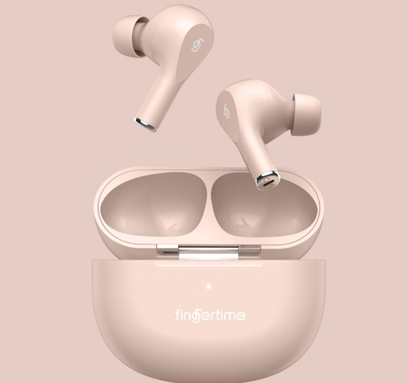

Беспроводные наушники "FINGERTIME" T16 с зарядным кейсом PINK