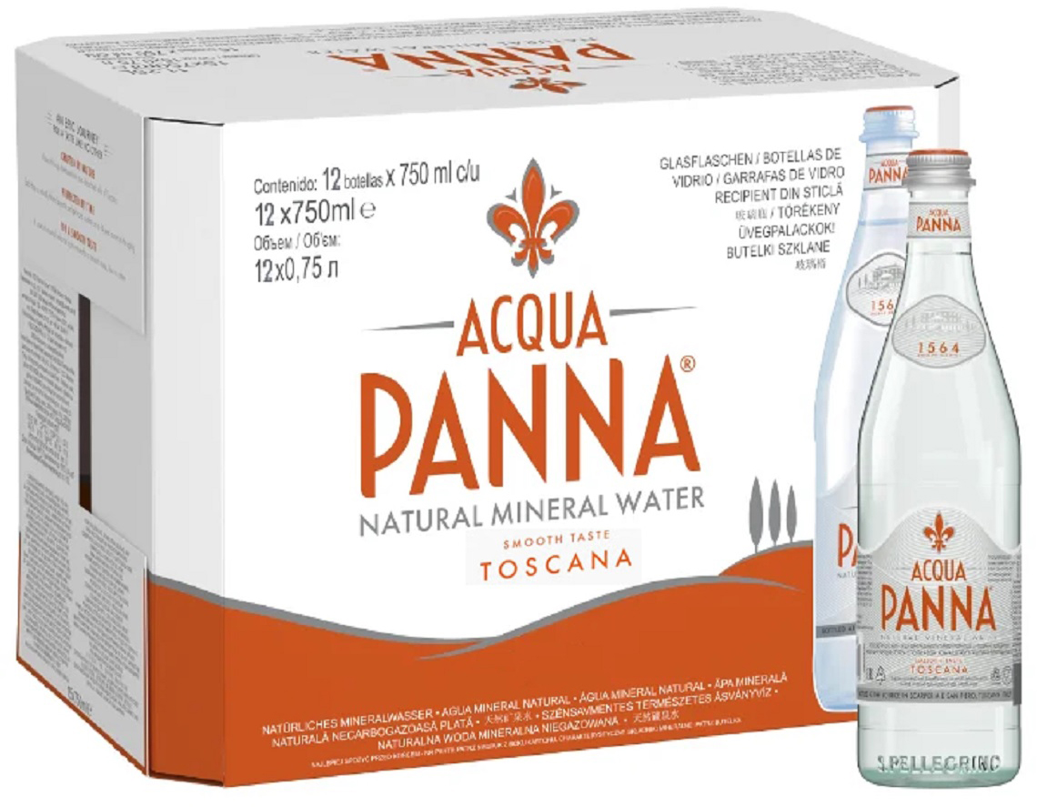 Акція на Упаковка минеральной негазированной воды Acqua Panna 0.75 л х 12 бутылок (8002270057656) від Rozetka UA