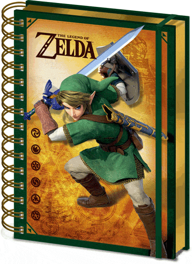 

Блокнот Pyramid International The Legend Of Zelda - Link Lenticular Notebook