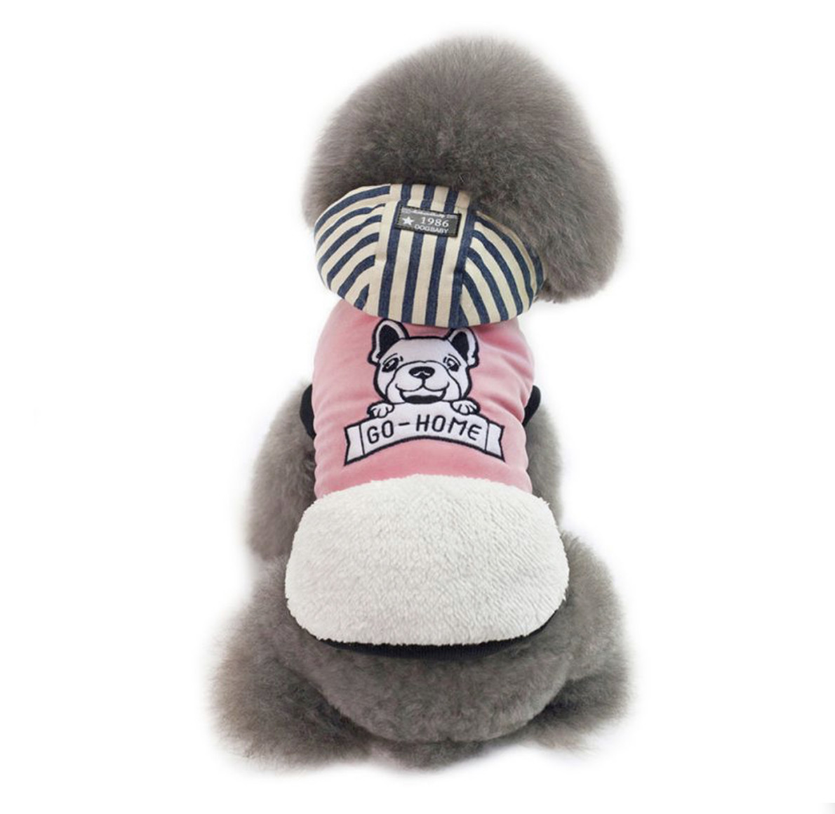 

Жилетка для собак Dog Baby FrenchDog M Pink