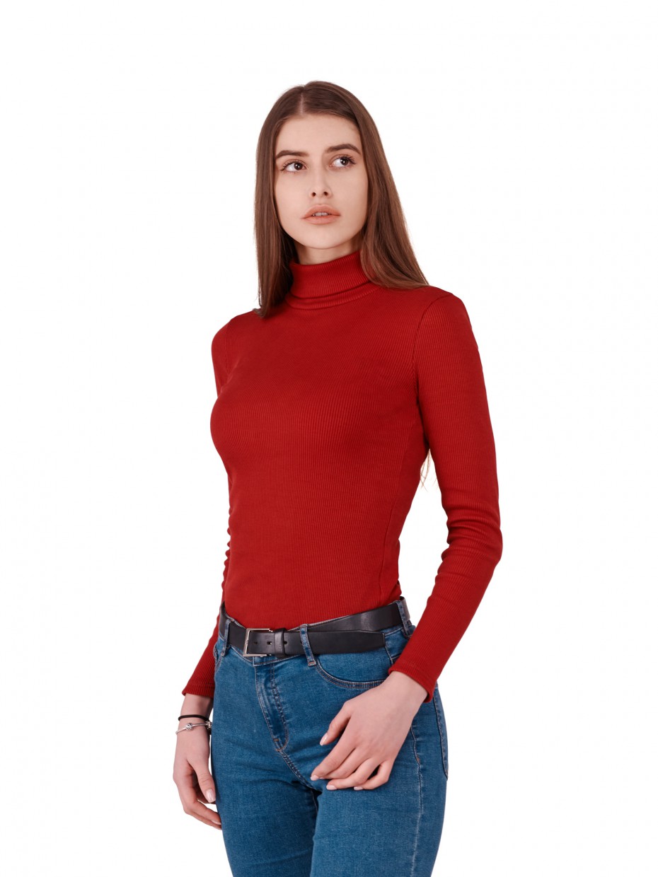 

Гольф в рубчик GARD 1/21  бордовый 3283, Гольф в рубчик GARD 1/21 S бордовый 3283