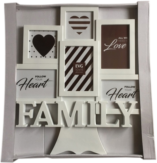 

Фоторамка EVG Fresh Collage пластик 8087 White (FRESH 8087 WHITE COLLAGE 6)