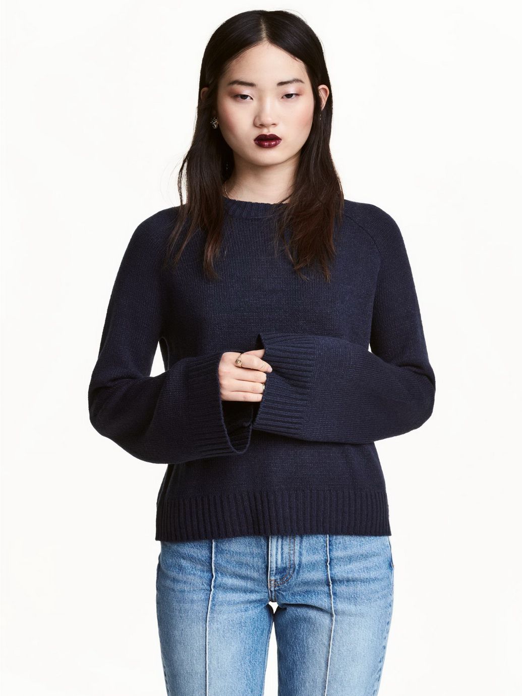 

Джемпер H&M 0451478-5 XS Темно-синий
