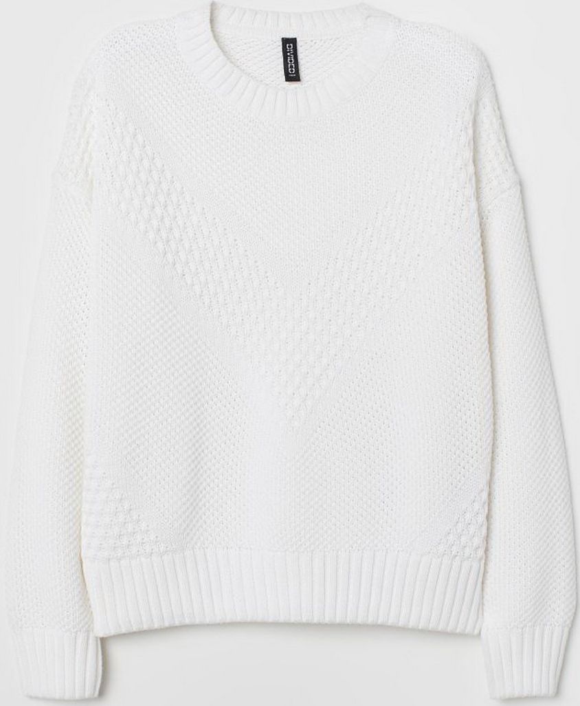

Джемпер H&M 0516903-0 L Белый